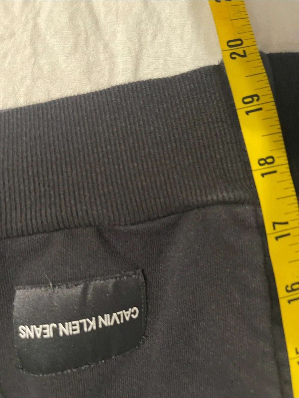 Calvin Klein Jeans Black Kids Zip Hoodie with White CK Logo